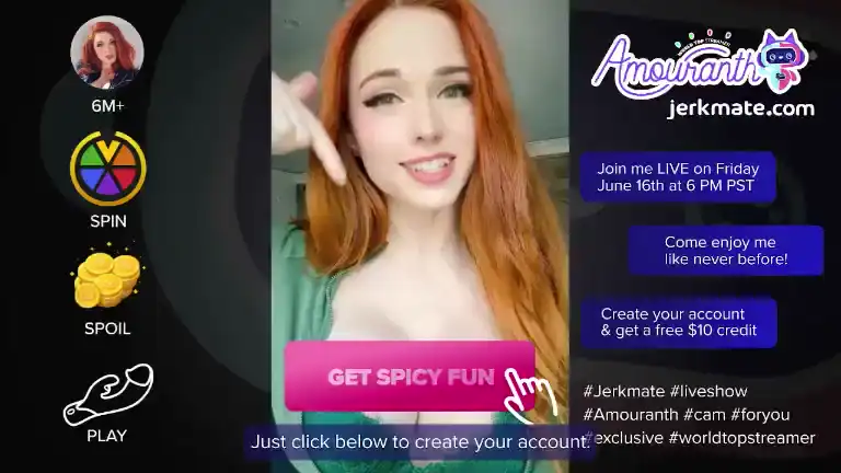 Amouranth – [Streamate] Lovense Amateur Playful – 2025-09-17 22:29:00